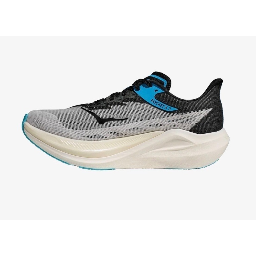 HOKA Rocket X 3 Running Shoes WBLC Size 8 Mens (9 Women's) New in Box $250 MSRP - Picture 2 of 7